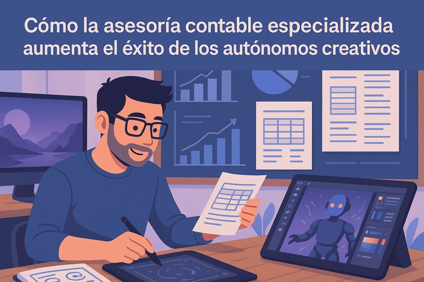 Cómo la asesoría contable especializada aumenta el éxito de los autónomos creativos