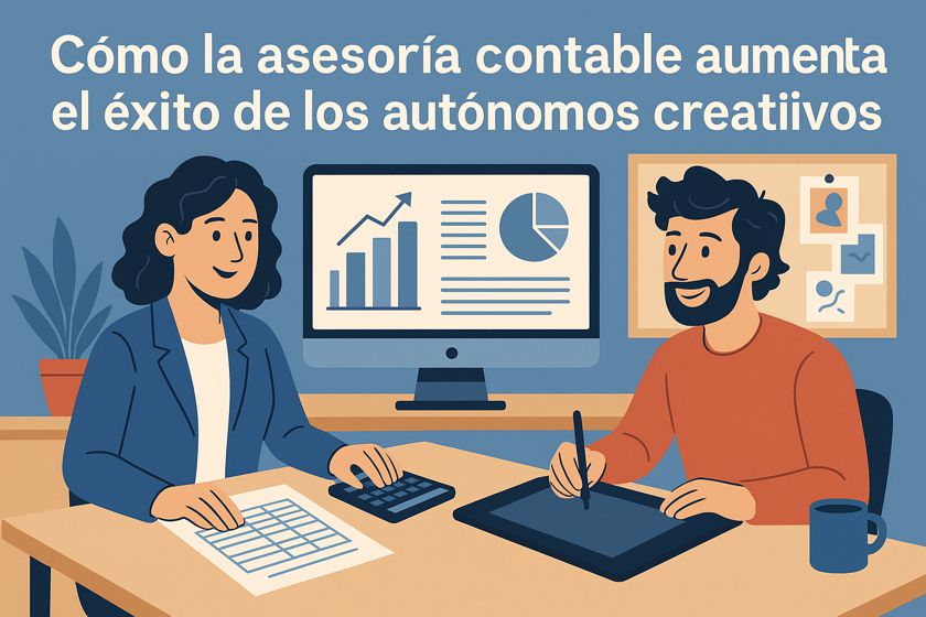 Cómo la asesoría contable especializada aumenta el éxito de los autónomos creativos