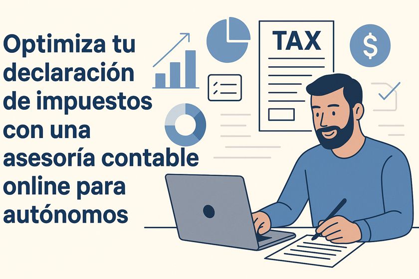 Optimiza tu declaración de impuestos con una asesoría contable online para autónomos